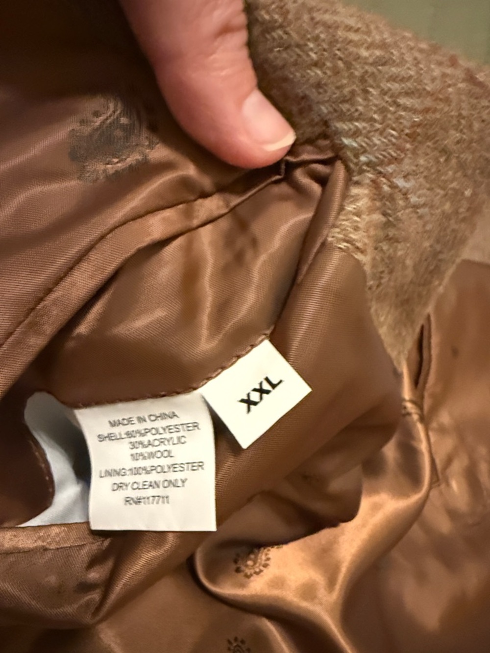 Alan Flusser Brown Windowpane Wool Sport Coat - Picture 12 of 13
